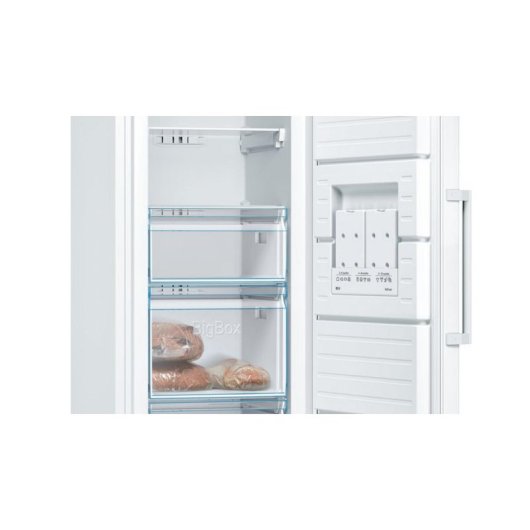 Congelador Bosch GSN36VWEP 242L 39dB Sistema de Descongelação Classe E Branco