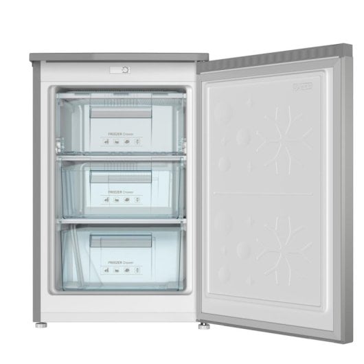 Congelador Vertical Infiniton CV-88L8XEH 90L E 45dB Fast Freezer Aço Acetinado