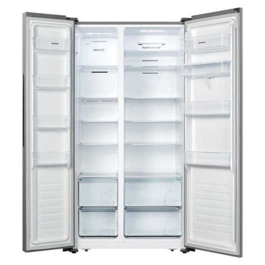 Frigorífico Infiniton Americano 519L F Inoxidable con 4* Congelador y Bajo Ruido