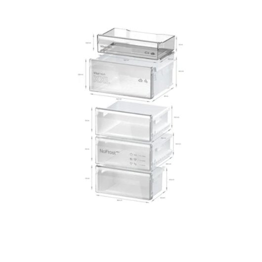 Frigorífico Bosch Serie 4 KGN392ICF 363L C Inox 35dB No Frost