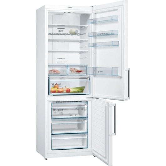 Frigorífico Bosch Combi Libre instalación 203cm 438L D Blanco No Frost Zona fresca