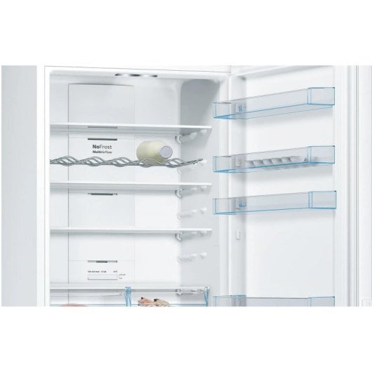 Frigorífico Bosch Combi Libre instalación 203cm 438L D Blanco No Frost Zona fresca