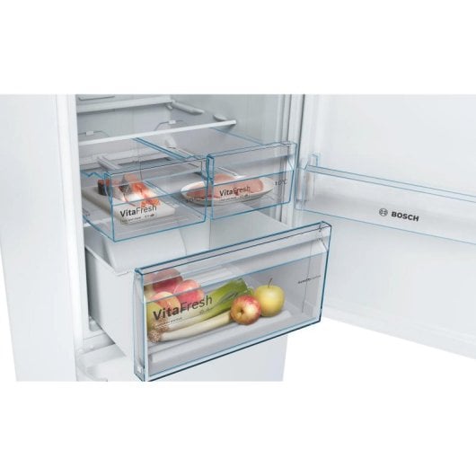 Frigorífico Bosch Combi Libre instalación 203cm 438L D Blanco No Frost Zona fresca