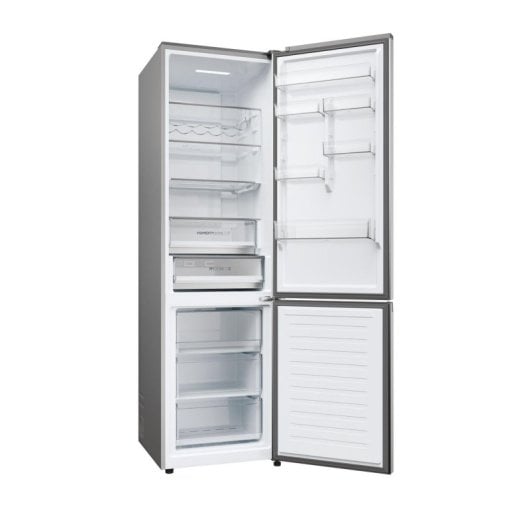 Frigorifique Haier Combi 2D 60 176cm 406L D Acier Inox Zone Fraîche