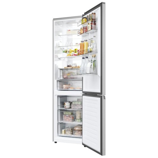 Frigorifique Haier 2D 60 Combi 185cm 409L A Inox Wi-Fi