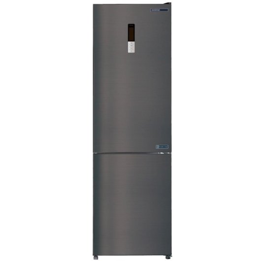 Frigorífico Infiniton Combinado No Frost 200cm 351L E Black Inox Inverter Holiday Fresh Zone
