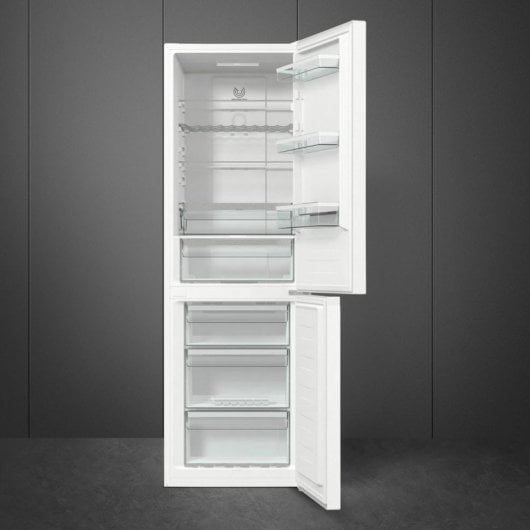Frigorífico Smeg Combi No Frost 185cm 300L E Blanco Antiescarcha y Display LED