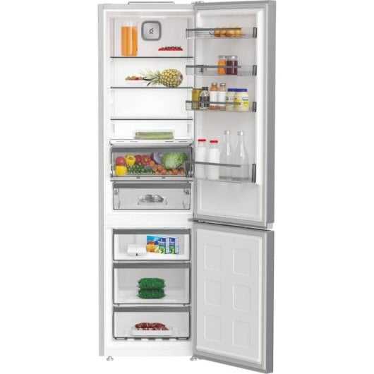 Frigorífico Whirlpool Combinado 203cm 355L D Inox Dual No Frost Touch Display Inverter