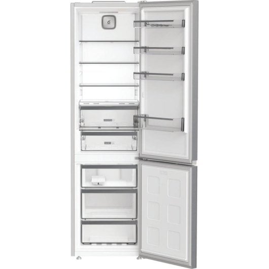 Frigorífico Whirlpool Combinado 203cm 355L D Inox Dual No Frost Touch Display Inverter