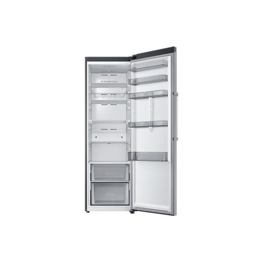 Frigorífico Samsung Vertical 185cm 387L Clase E Acero Inoxidable No Frost SpaceMax Metal Cooling