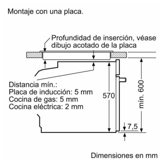 Horno eléctrico Balay 3HB4821G3 71 L Negro integrado eficiencia A+++