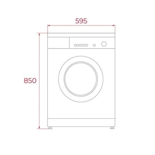 Lavadora Teka WMK 40740 7kg Carga Frontal 1400rpm A Blanca