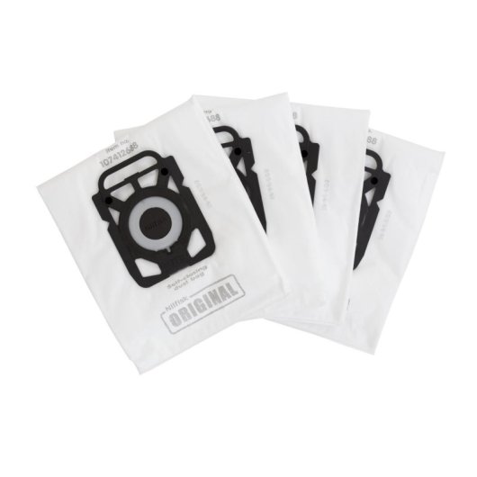 Staubbeutel Nilfisk 107407940 4 Stück + Motor Vorfilter für Elite Classic Elite Comfort