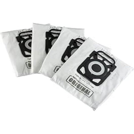 Saco do pó Nilfisk 107407940 Original 4 Unidades + Pré-filtro Elite King Extreme