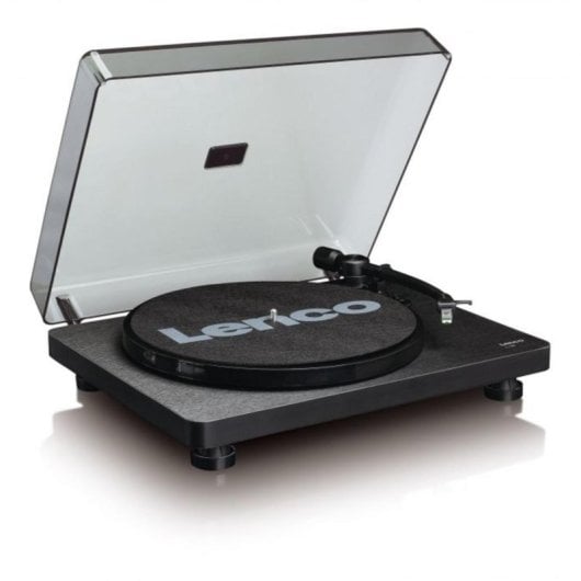 Lenco L-30BK Gira-discos Semiautomático 33/45 RPM com Tração por Correia 410mm Preto
