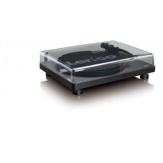 Lenco L-30BK Gira-discos Semiautomático 33/45 RPM com Tração por Correia 410mm Preto