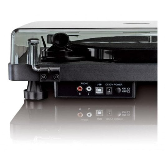 Lenco L-30BK Gira-discos Semiautomático 33/45 RPM com Tração por Correia 410mm Preto