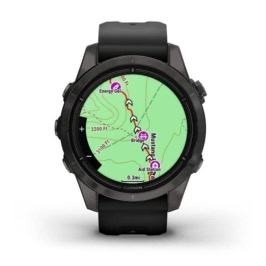 Garmin epix Pro Gen 2 GPS NFC 42mm AMOLED Gris Carbone Sapphire Noir L SpO2 Pulsomètre