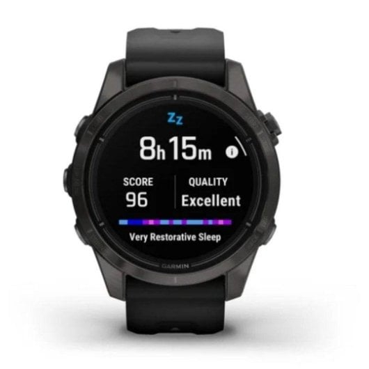 Garmin epix Pro Gen 2 GPS NFC 42mm AMOLED Gris Carbone Sapphire Noir L SpO2 Pulsomètre