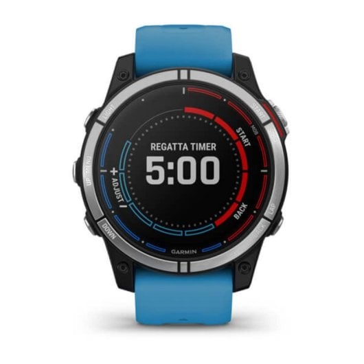 Smartwatch Garmin quatix 7 GPS Wifi Pantalla táctil Azul, banda silicona talla única