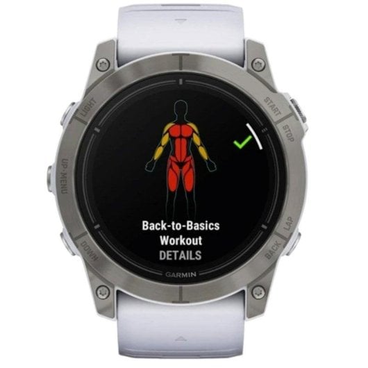 Garmin epix Pro Gen 2 GPS WiFi 51mm AMOLED Blanc XL Étanche 10ATM SpO2 Pulsomètre Sommeil