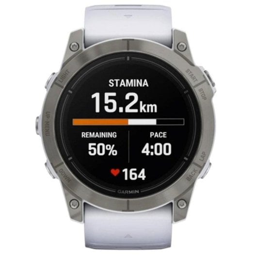 Garmin epix Pro Gen 2 GPS WiFi 51mm AMOLED Blanc XL Étanche 10ATM SpO2 Pulsomètre Sommeil