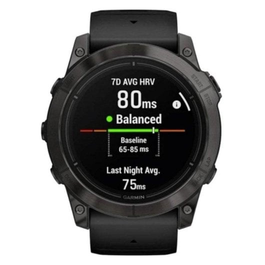 Garmin epix Pro (Gen 2) GPS NFC WiFi 51mm AMOLED Noir Étanche 10ATM SpO2 Pulsomètre