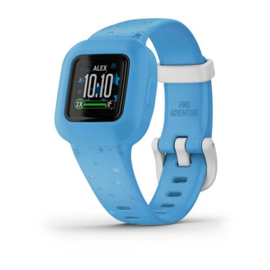 Braccialetto Fitness Garmin Vivofit jr. 3 MIP Blu Silicone 112x112 Pixel