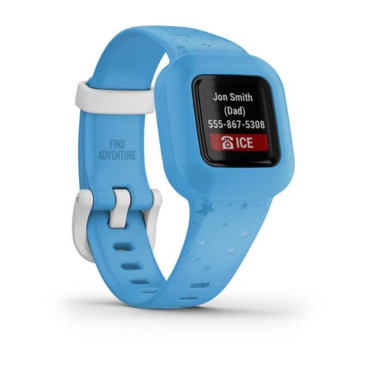 Braccialetto Fitness Garmin Vivofit jr. 3 MIP Blu Silicone 112x112 Pixel
