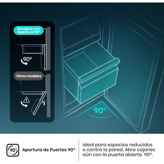 Congelador Hisense FT3K310SAIE 312L Kitchen Fit Metal-Tech Cooling E Inox