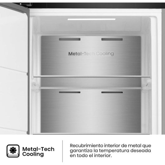 Congelador Hisense FT3K310SAIE 312L Kitchen Fit Metal-Tech Cooling E Inox