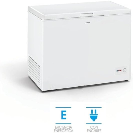 Congelador Edesa EZH-3011 293L Dual Mecânico Branco 2 Cestos Eficiência E