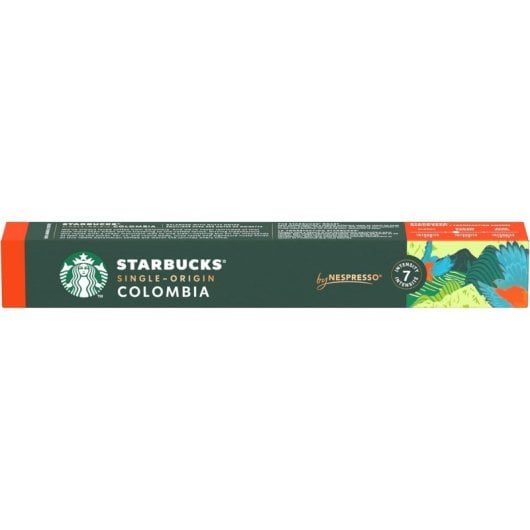 Cápsula de café Starbucks Colombia Expresso 144262 intensidade 7, 10 unidades, 100% natural