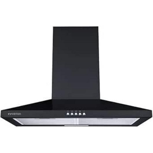 Hotte aspirante noire Infiniton CMPP-64NBH, 60 cm, 400 m³/h, 3 niveaux, LED, filtres en aluminium