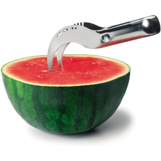 Coupe-pastèque Ibili en acier inoxydable 22 x 4 x 7 cm Ergonomique et durable