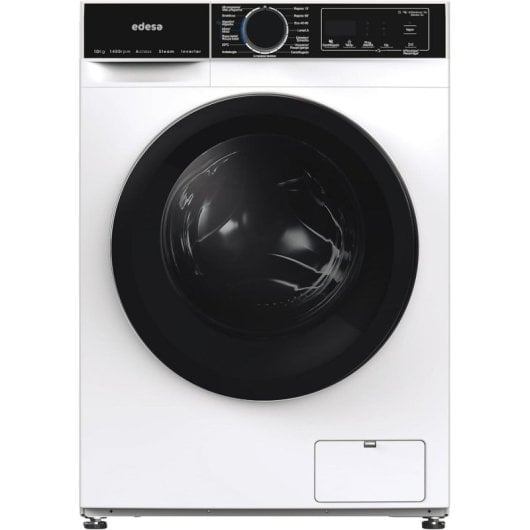 Máquina de lavar roupa branca Edesa EWF-10400 WH 10 kg 1400 rpm 18 programas Motor inversor