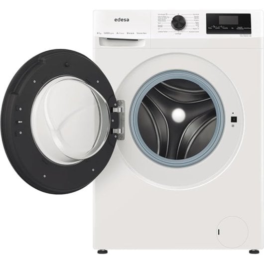 Lavadora Edesa EWF-8402 WH 8kg Carga Frontal 1400rpm 16 Programas A Blanca