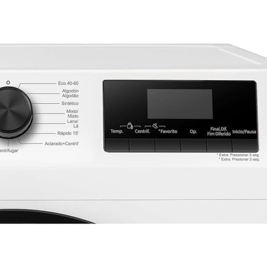 Lavadora Edesa EWF-8402 WH 8kg Carga Frontal 1400rpm 16 Programas A Blanca