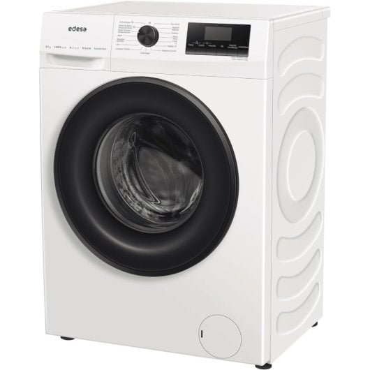 Lavadora Edesa EWF-8402 WH 8kg Carga Frontal 1400rpm 16 Programas A Blanca