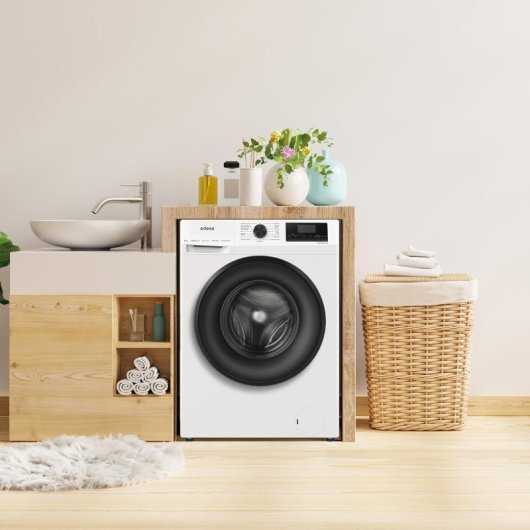 Lavadora Edesa EWF-8402 WH 8kg Carga Frontal 1400rpm 16 Programas A Blanca