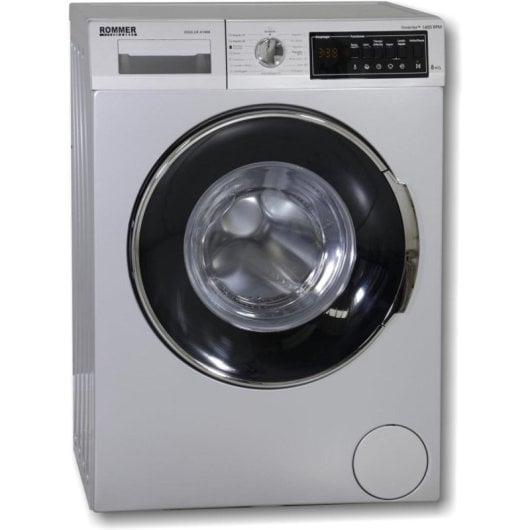 Máquina de lavar roupa Rommer Digilux A1408 8 kg 1400 RPM Classe A Inox Carga Frontal