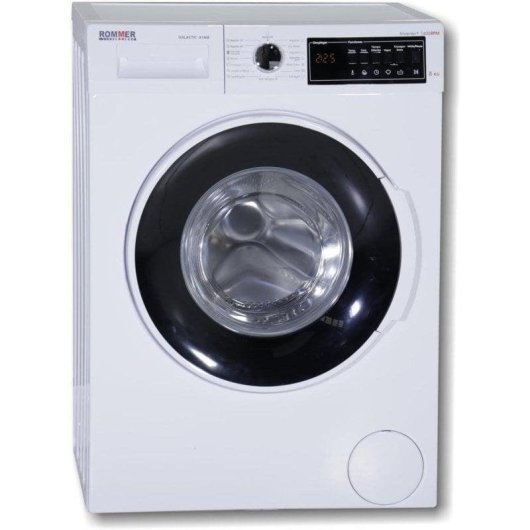 Lavadora Rommer Galactic A1408 Carga Frontal 8 kg 1400 rpm A Blanca Panel Electrónico