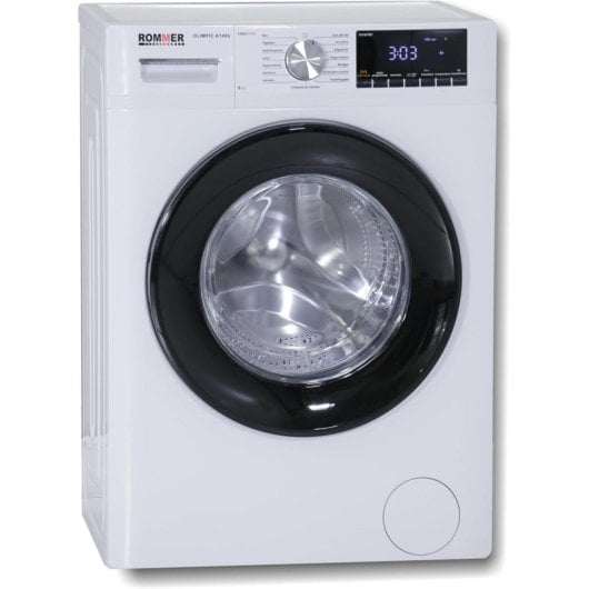 Máquina de lavar roupa Rommer Olimpic A1408 8kg 1400rpm Classificação energética A Branco