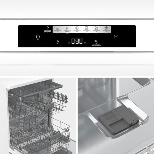 Lavavajillas Hisense HS643C90W 16 servicios Clase C Secado Extra Control Táctil Blanco