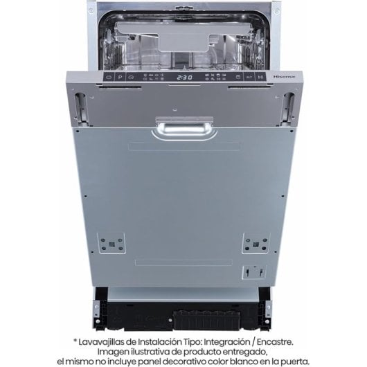 Hisense HV543D10 Máquina de lavar louça de encastrar 45 cm 11 talheres Inverter Branco D