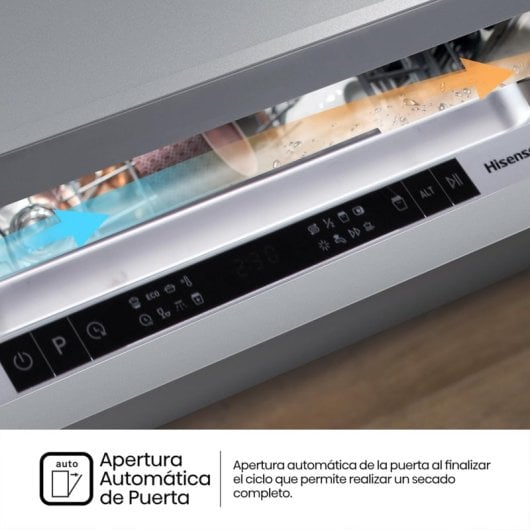 Hisense HV543D10 Máquina de lavar louça de encastrar 45 cm 11 talheres Inverter Branco D