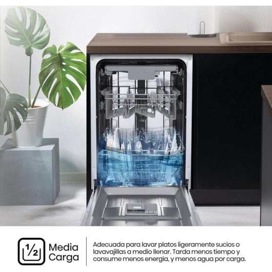 Hisense HV543D10 Máquina de lavar louça de encastrar 45 cm 11 talheres Inverter Branco D