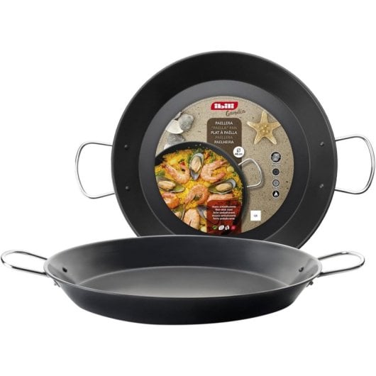 Paellera IBILI Inducta 36 cm Acero Antiadherente Libre PFOA 7 Raciones Cocinas Varias