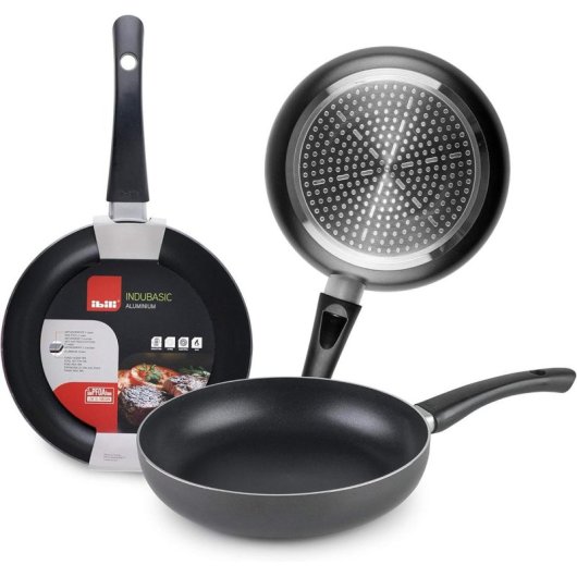 Poêle antiadhésive en aluminium IBILI Indubasic 14 cm, sans PFOA, pour induction