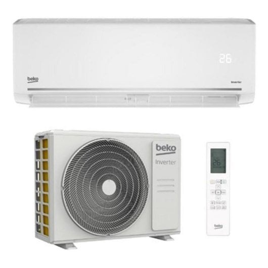Ar Condicionado Beko BEHPG125 Split 1x1 com Bomba de Calor 3010 Frigorias WiFi Filtros Avançados Comando